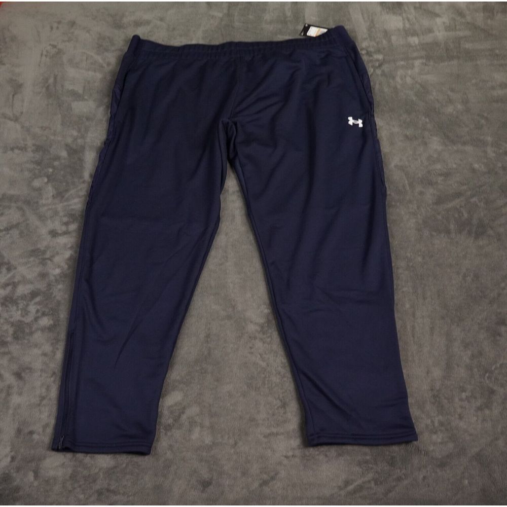 Under Armour Pants Men's‎ 4XL Navy Blue UA Command Warm-Up Track Running Gym